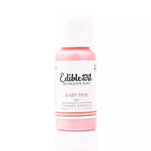 Sweet Sticks Edible Art Paint -Baby Pink